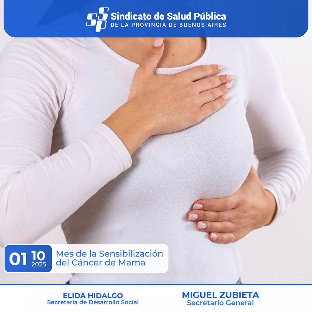 MES DE SENSIBILIZACIÓN DEL CÁNCER DE MAMA | Sindicato de Salud Pública ...